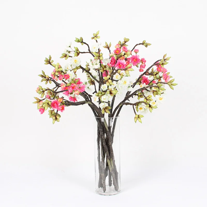 5333 5 De Réductionindigo 10 Pièces Fleur De Cerisier Blanc Fleur De Pêche Rose Mariage Fleur Fête événement Fausse Fleur De Cerisier Livraison