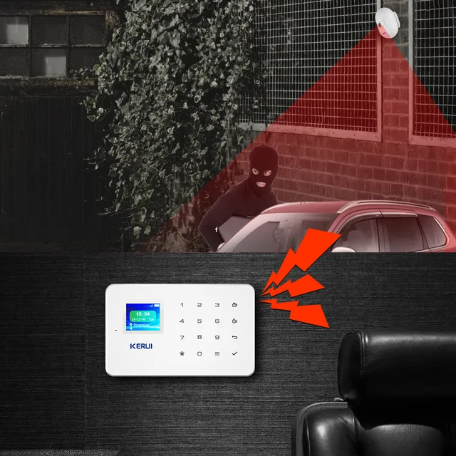 KERUI P861 Outdoor Waterproof PIR Motion Sensor Detector For Wireless Security Alarm System 5P/lot Driveway Garage Burglar Alarm 3