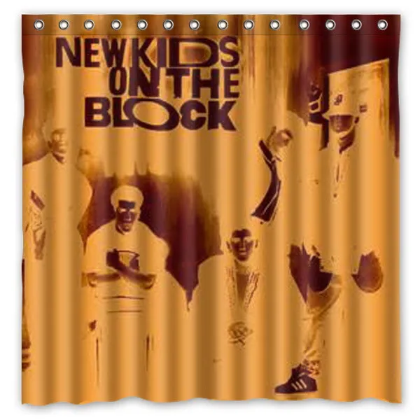High Quality Polyester Shower Curtain New Kids On The Block Modern High Quality Polyester Shower Curtain New Kids On The Block Modern Design Waterproof Fabric Curtains For Bathroom 72 72inch In From Home