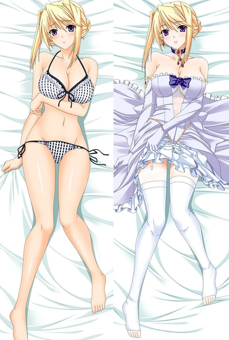 Любитель аниме принцессы! Charlotte Hazelrink & Silvia Van Hossen Dakimakura наволочка для подушки