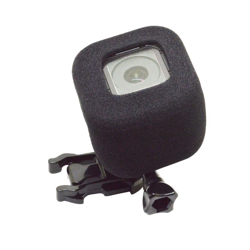 1pc Black Camera Windproof Wind Foam Noise Reduction Sponge Cover Suitable For Gopro Hero Session 5/4 Session