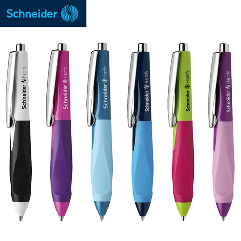 Canetas para Crianças Material de Escrita Artigos de Papelaria Schneider Haptify Resina Corpo Gel Estudante Caneta 0.4mm