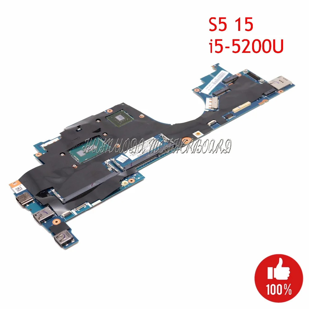 NOKOTION ZIUS1 LA B591P материнская плата для ноутбука Lenovo Thinkpad Yoga S5 15 6 дюймов 00JT358 i5 5200U CPU