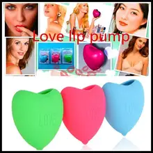 

Hearthy Natural Fuller Lips Plumper Enhancer Solf Silicon Love Hear Style Lip Pump Plumps Beauty tool For Making Lip Fuller