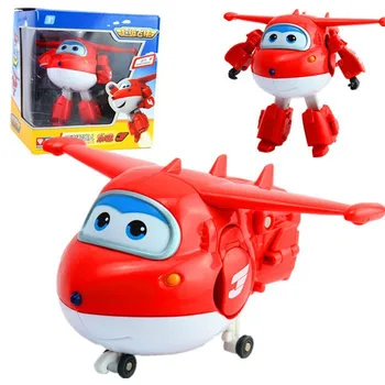 

100% Brand New 15CM Super Wings Toys Mini Planes Transformation robot Airplane Robot Action Figures Toys For Christmas gift