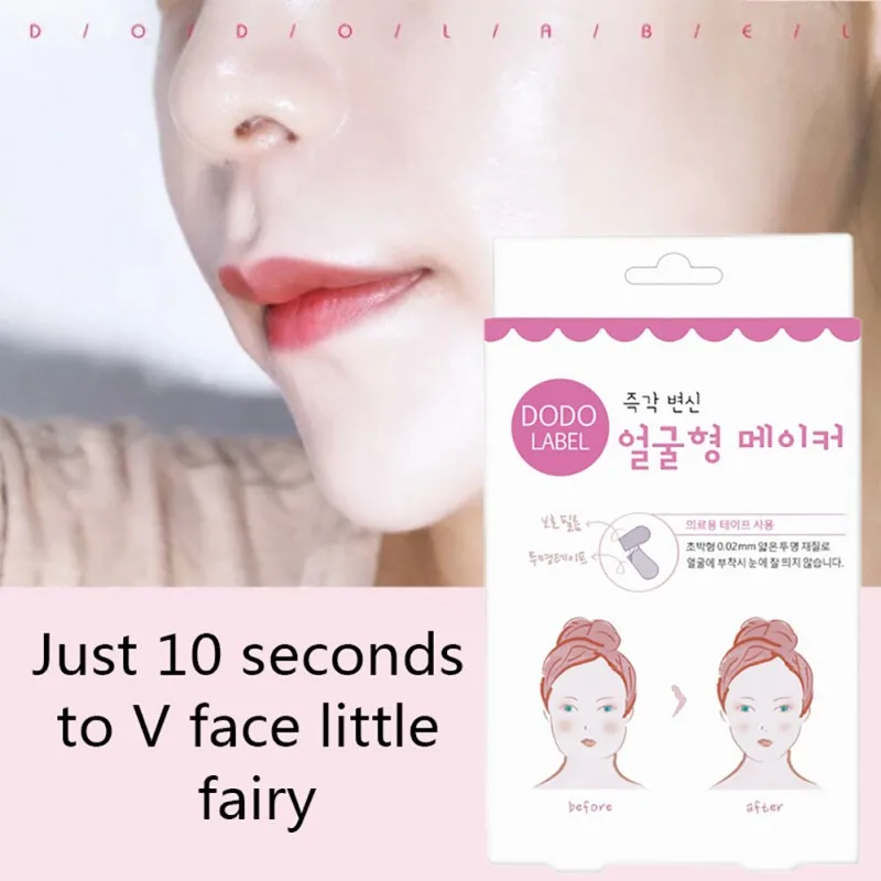 40pcs Face Stickers V face Makeup Tool Kit Matte invisible Transparent 3D Makeup Cosmetics lift 40pcs Face Stickers V face Makeup Tool Kit Matte invisible Transparent 3D Makeup Cosmetics lift