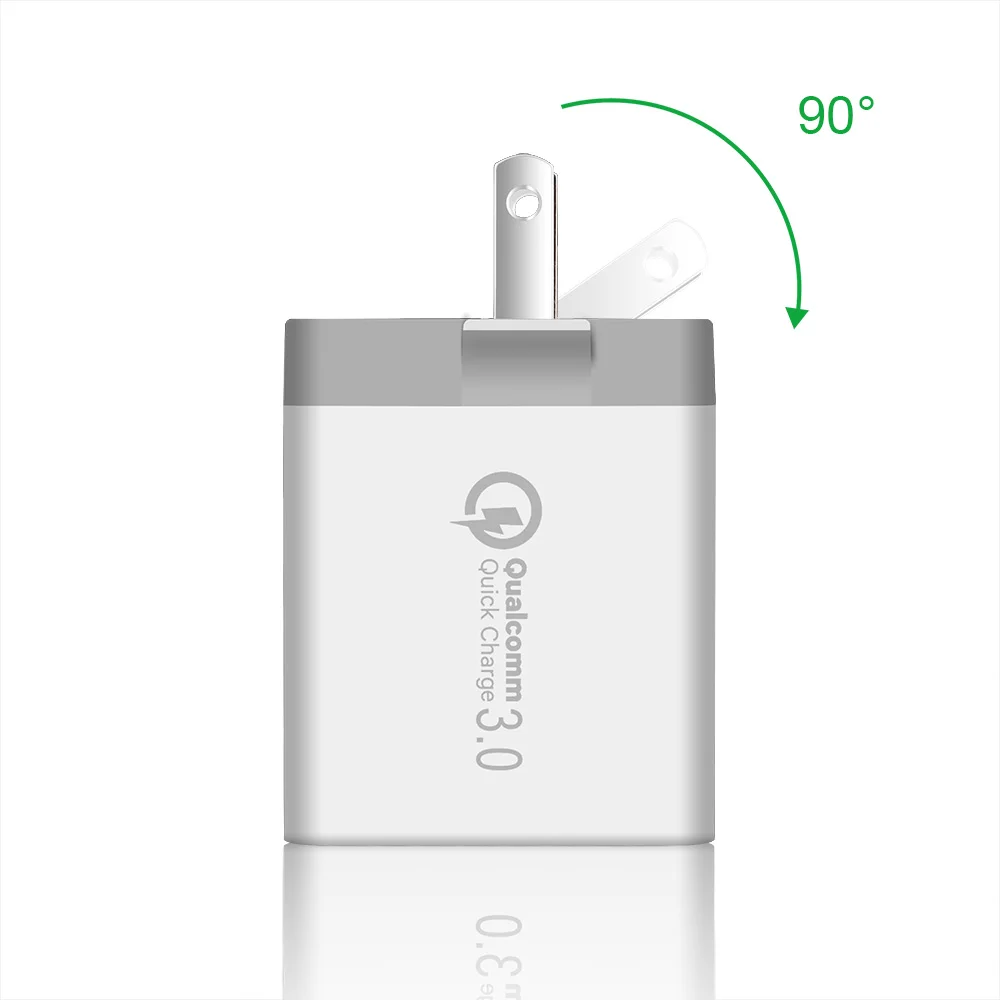 KingFriend мобильный быстрое Зарядное устройство 3,0 QC USB 30 Вт Turbo для быстрой зарядки 5V 3A мульти-прежде всего мобильного телефона для iPhone samsung Xiaomi huawei