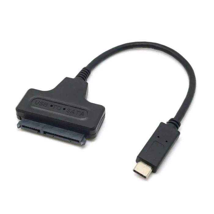 Adaptateur Micro SATA USB 3.1 Type C vers SATA 22 broches et SATA