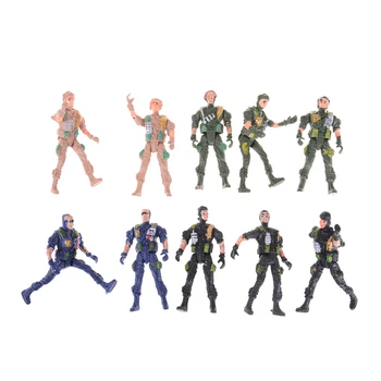 

2pcs Military Model 9cm Soldier Men Military Playset Special Force Action Figures Kids Toys Gifts Plastic Model toys Newest