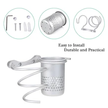 Многофункциональная сушилка для волос в ванной держатель настенная стойка алюминиевая органайзер для хранения на полке держатель для фена