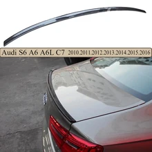 High Quality Carbon Fiber Spoiler For Audi S6 A6 A6L C7 2013.2014.2015.2016 Brand New Carbon Fiber Rear Spoilers