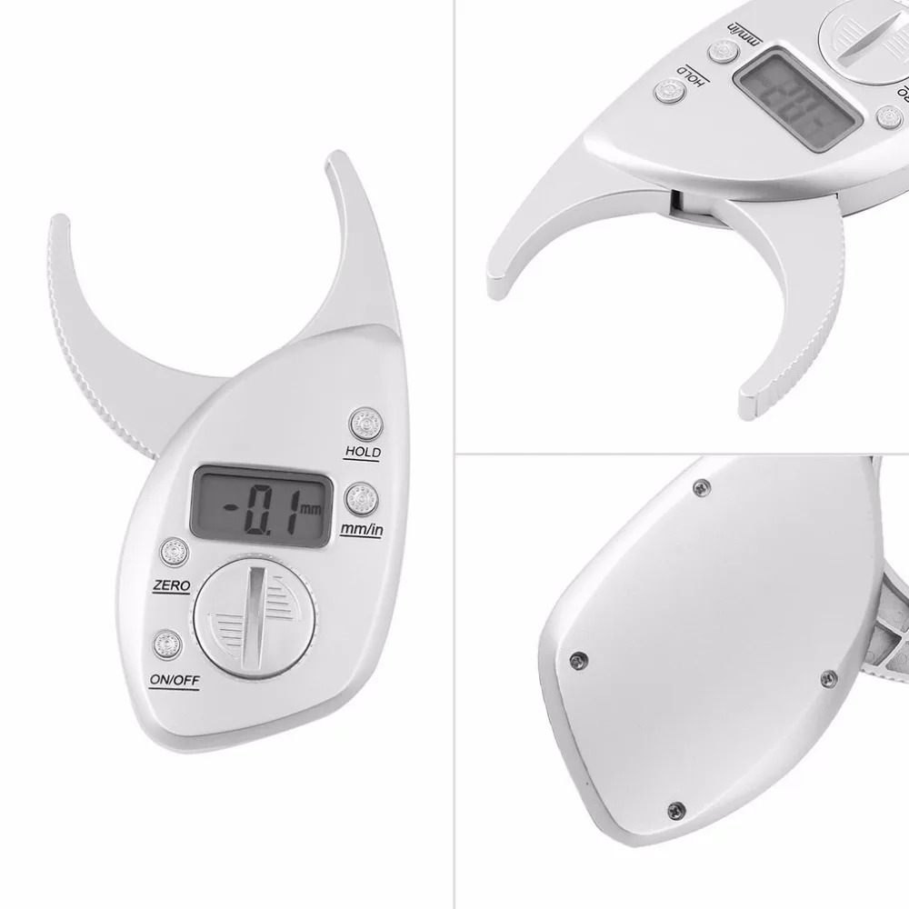 ABS пластик стильный и легкий корпус жира мониторы суппорта электронный цифровой анализатор жира тела пакет кожи мышечный тестер