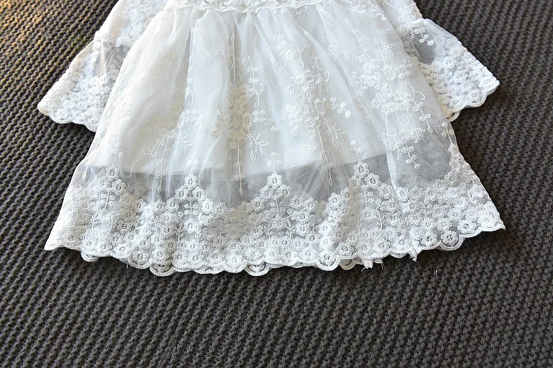 Fashion Casual Girls Dresses 2018 Embroidery Lace Princess Party Children Clothing Spring Autumn Kids Dress For Girls 7 8 Years (12)