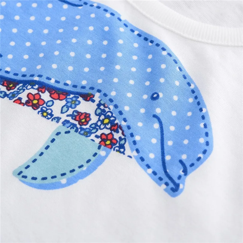 2019 new Toddler Kids Baby Boys Girls Clothes Short Sleeve Cartoon Tops T-Shirt Blouse fashion cute design #4m26 (4)