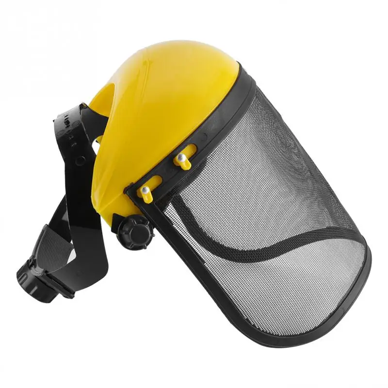 

Garden Grass Trimmer Safety Helmet Hat with Full Face Mesh Visor for Logging Brush Cutter Forestry Protection