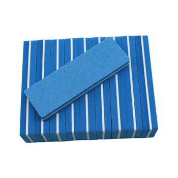 

12Pcs/Lot Professional Mini Nail File 100/180 Buffer Block Blue cuboid For Manicure UV Gel Varnish File Sandpaper Tools Set
