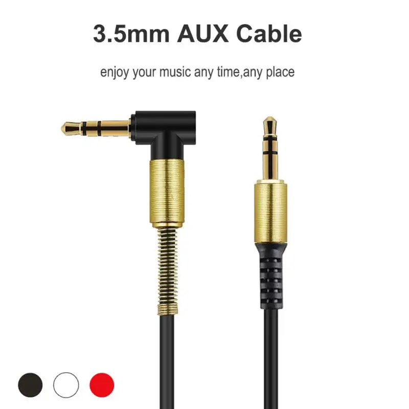 Aux-кабель с разъемом 3 5 мм для динамика наушников iPhone Samsung Автомобильный MP3 / 4