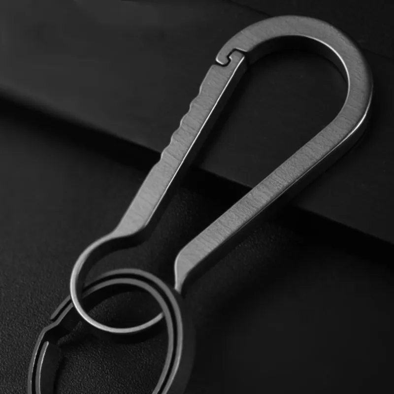 QOONG 2018 высокого качества Титан сплав брелок для ключей на цепочке Для женщин