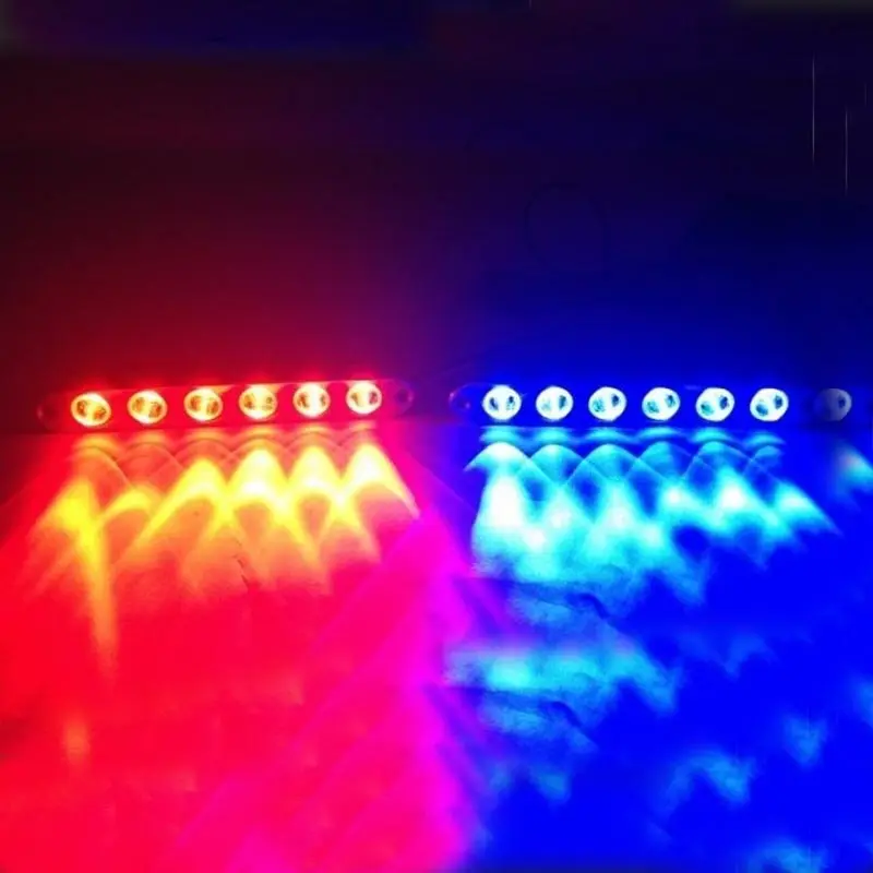 

Car Styling 2 in1 6LED*2 Hawkeye Daytime Running Lights Auto Wireless Remote Strobe DRL External Light Net Hawkeye Lens LED DRL