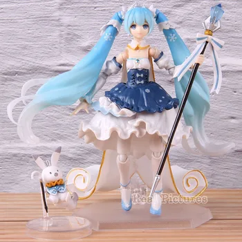 

Figma EX-054 Hatsune Miku Action Model Toy PVC Collectible Figure 10th Anniversary Snow Miku Princess Ver.
