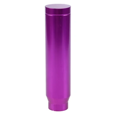Purple POSSBAY 130mm Car Manual Transmission Car Shift Knob Aluminum Gear Shift Head Knobs Universal Gear Stick Lever Knob - Название цвета: Purple