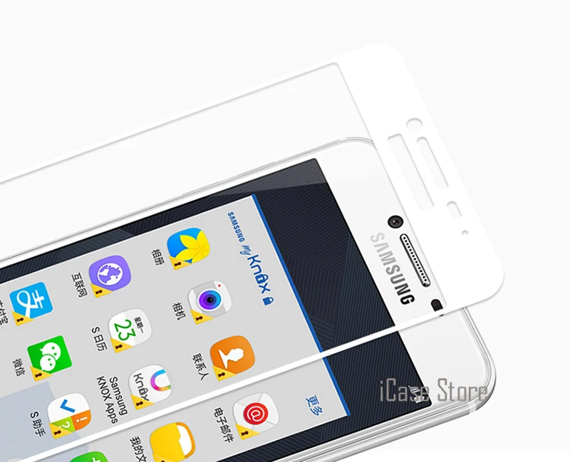 Полное покрытие цветное защитное закаленное Стекло Экран протектор для samsung Galaxy