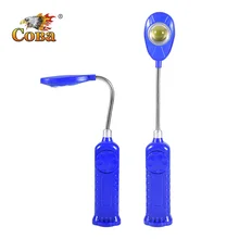 Coba led Регулируемый Красочный рабочий светильник 3* AAA батарея cob Рабочая лампа с магнитным пластиком водонепроницаемый супер яркий