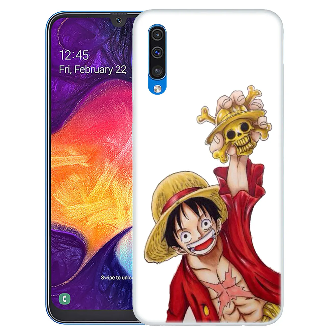 Милый цельный жесткий чехол для телефона Lavaza Luffy Samsung Galaxy A20E M40 M30 M20 M10 A10 A20 A30 A40 A50 A60
