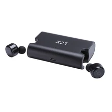 Portable X2T Mini Wireless Earphone Noise Canceling Headphone Bluetooth Headset With 1500mAh Power Bank Box for