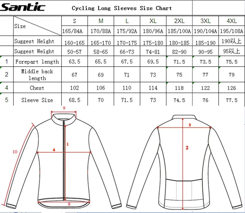 Santic Мужская велосипедная куртка Велоспорт Джерси длинный Велосипед Зима Весна велосипедные куртки Велоспорт мужской термопокрытие для горного велосипеда велосипедный велосипед куртка