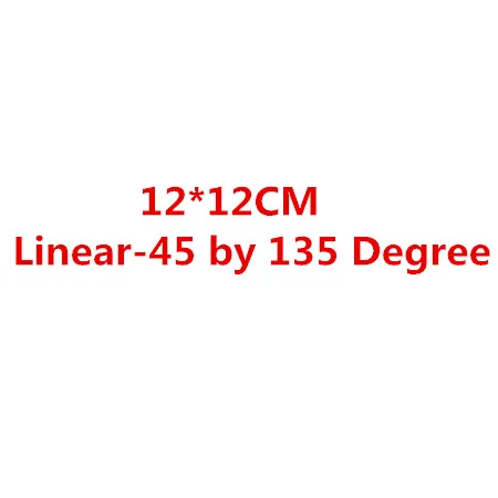 10*10CM/12*12CM Make Linear Projectors Polarizer Filters For Imax Movies,0/90&45/135 Degree 3D Polarized Filters for Projectors 