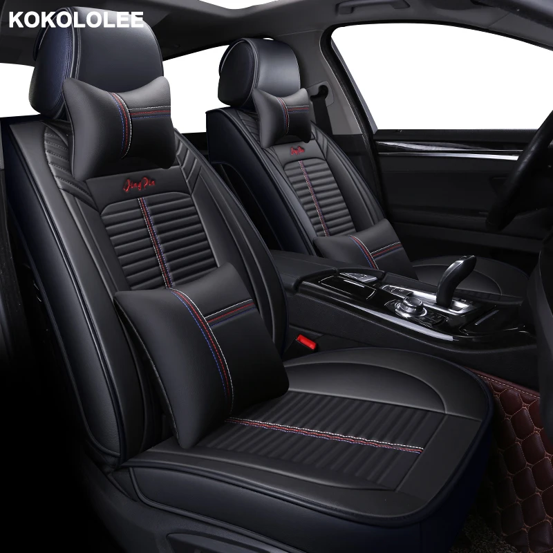 KOKOLOLEE pu leather Car Seat Cover for dodge grand caravan intrepid
