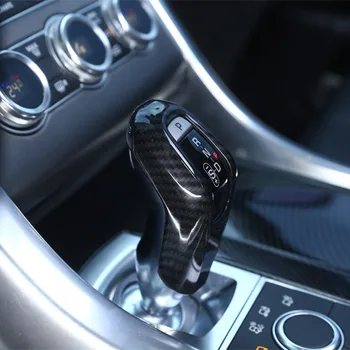 

New!! Carbon Fiber Style For Landrover Range Rover Sport RR Sport 2014-2017 ABS Plastic Gear Shift Head Cover Trim Car Accessory