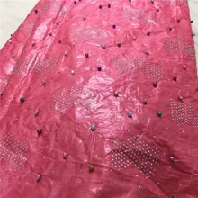 Вышитая бисером кружевная ткань высокого качества африканский Базен riche getzner хлопок вышитые bazin brode getzner 5+ 2 ярдов/партия PL