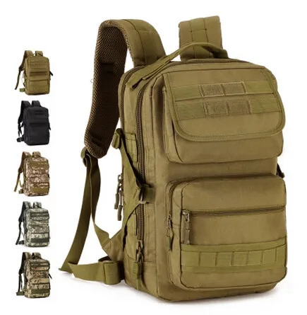 

Men Women Unisex Outdoor Military Tactical Backpack CampHiking Bag Rucksack 25L MOLLE Ergonomic Gear