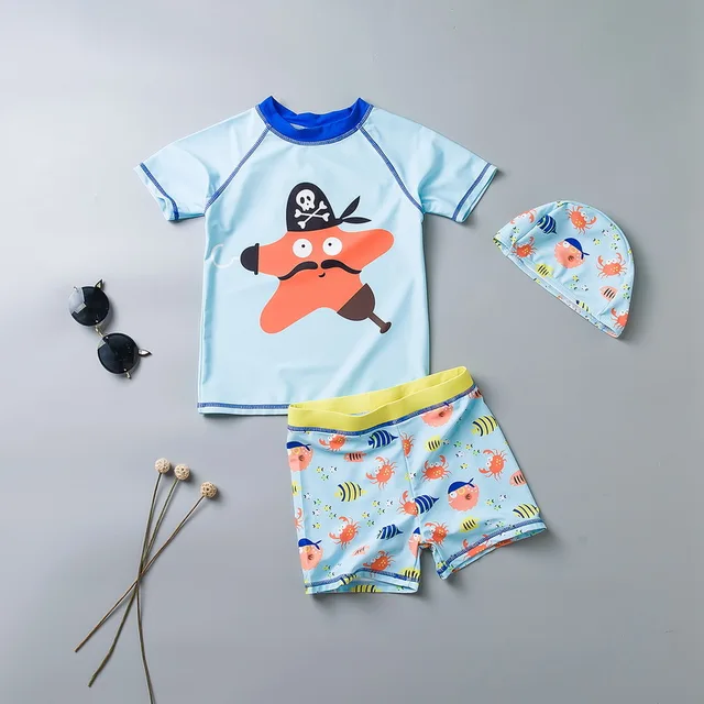 Best Offers Boy Swimsuit Boys Children'S Swimwear Swim Wear Three Piece Children Trunks Cap Kids Beachwear Best Offers Boy Swimsuit Boys Children'S Swimwear Swim Wear Three Piece Children Trunks Cap Kids Beachwear