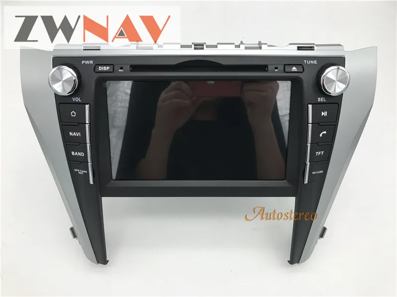 Top 8 Inch Android 8.0 RAM 4GB ROM 32GB DVD GPS CD Player Car radio Sat Nav Headunit For Toyota Camry Aurion 2015 2016 2017 1