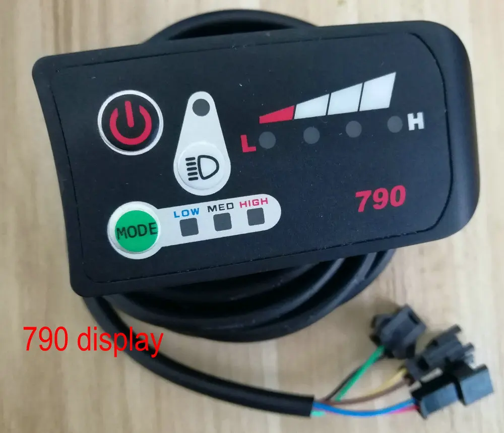 Светодиодный дисплей 790 ручной пульт управления электрический велосипедный скутер конверсионные части велосипед с питанием от литиевой батареи инструмент интеллектуальный счетчик