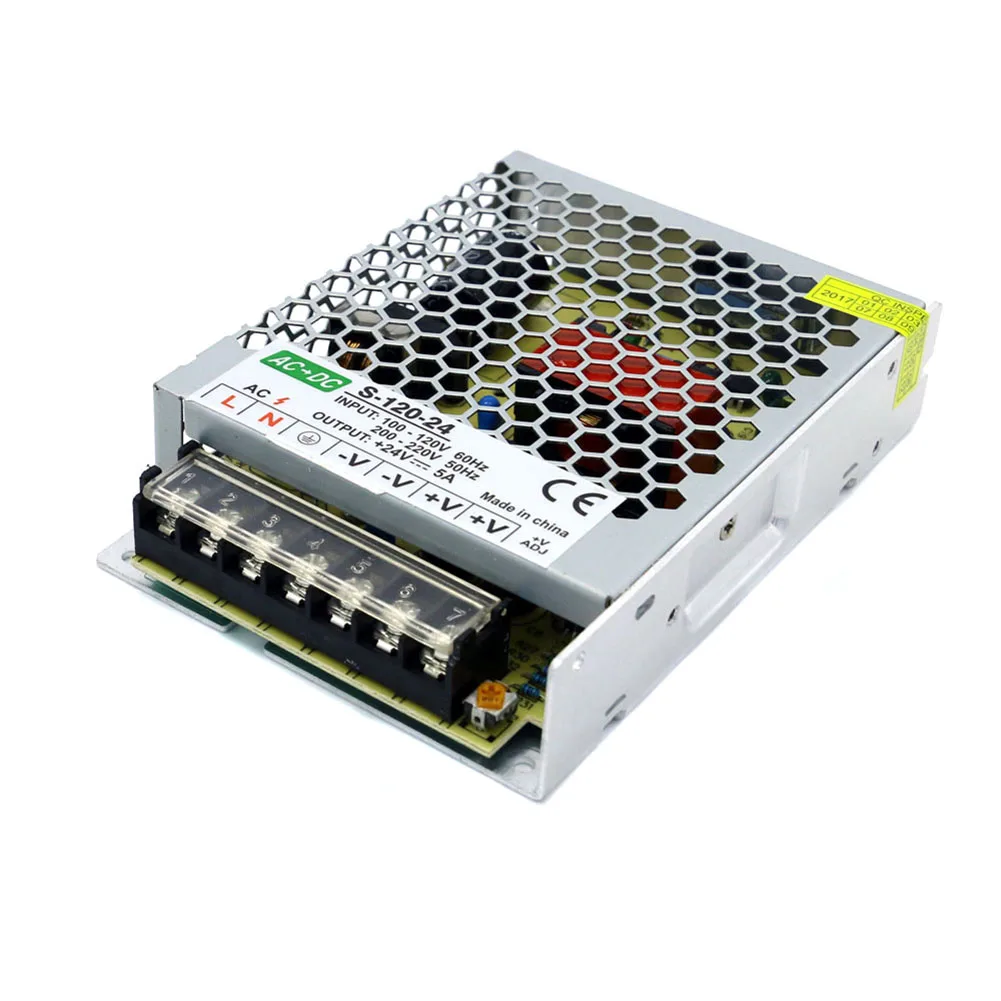 

Ultra Slim DC 24V 5A 120W Led Driver Power Supply For LED Strip @8 JDH99
