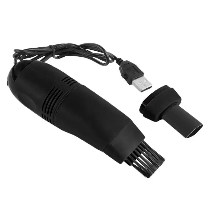 

VODOOL Mini USB Vacuum Cleaner Handheld Dust Cleaning Brush Kit For Car Interior Air Vent Keyboard PC Laptop LED Dust Collector