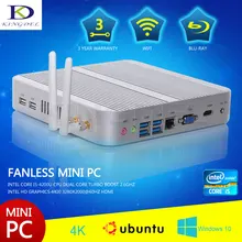 Безвентиляторный 4 ГБ RAM/32 ГБ SSD + 1 ТБ HDD Mini PC HTPC Intel i5-4200U Dual Core 1.6-2.6 ГГц ПРОЦЕССОРА, USB 3.0, поддержка wi-fi, RS232 Опционально