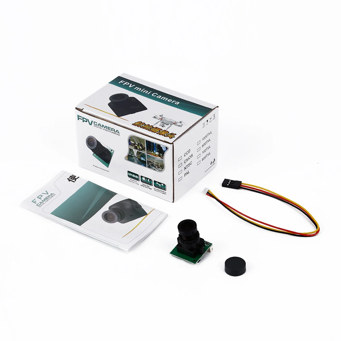 

New 700TVL 2.8mm Lens CCD FPV Camera For QAV250 Quadcopter RC Quadcopter Accessories