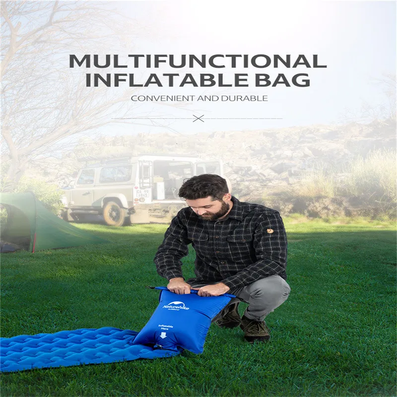 Naturehike Waterproof Inflatable Cushion Universal Air Bag Portable Easy Inflatable Bag Moisture-proof Picnic Cushion Air bags