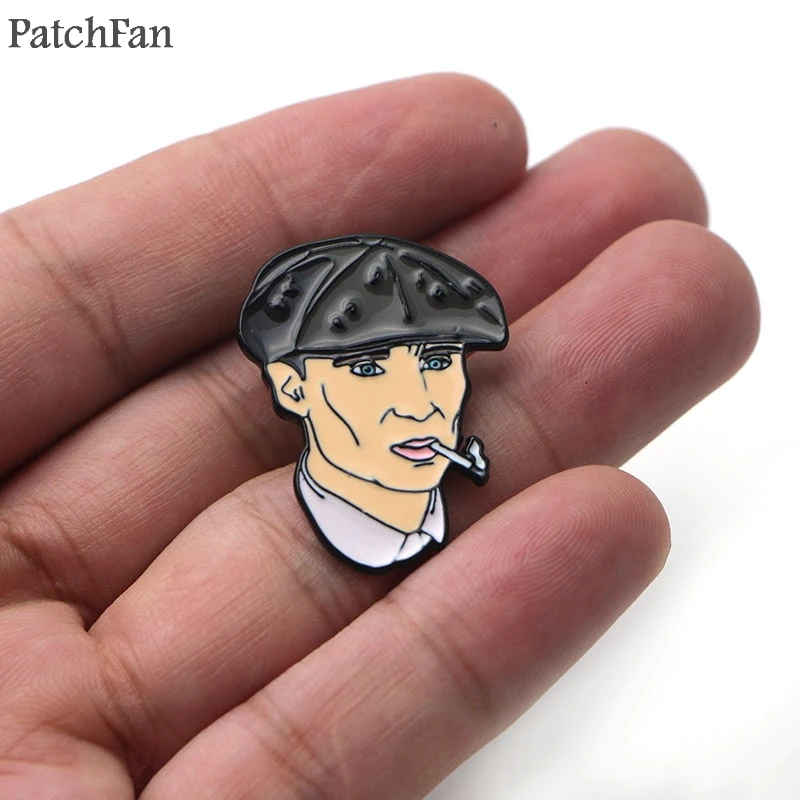 A0662 Patchfan Peaky Blinders tv металлические цинковые значки, значки для гордыни, для рюкзака, рубашки, одежды, сумки, броши для рукоделия, медаль для рюкзака