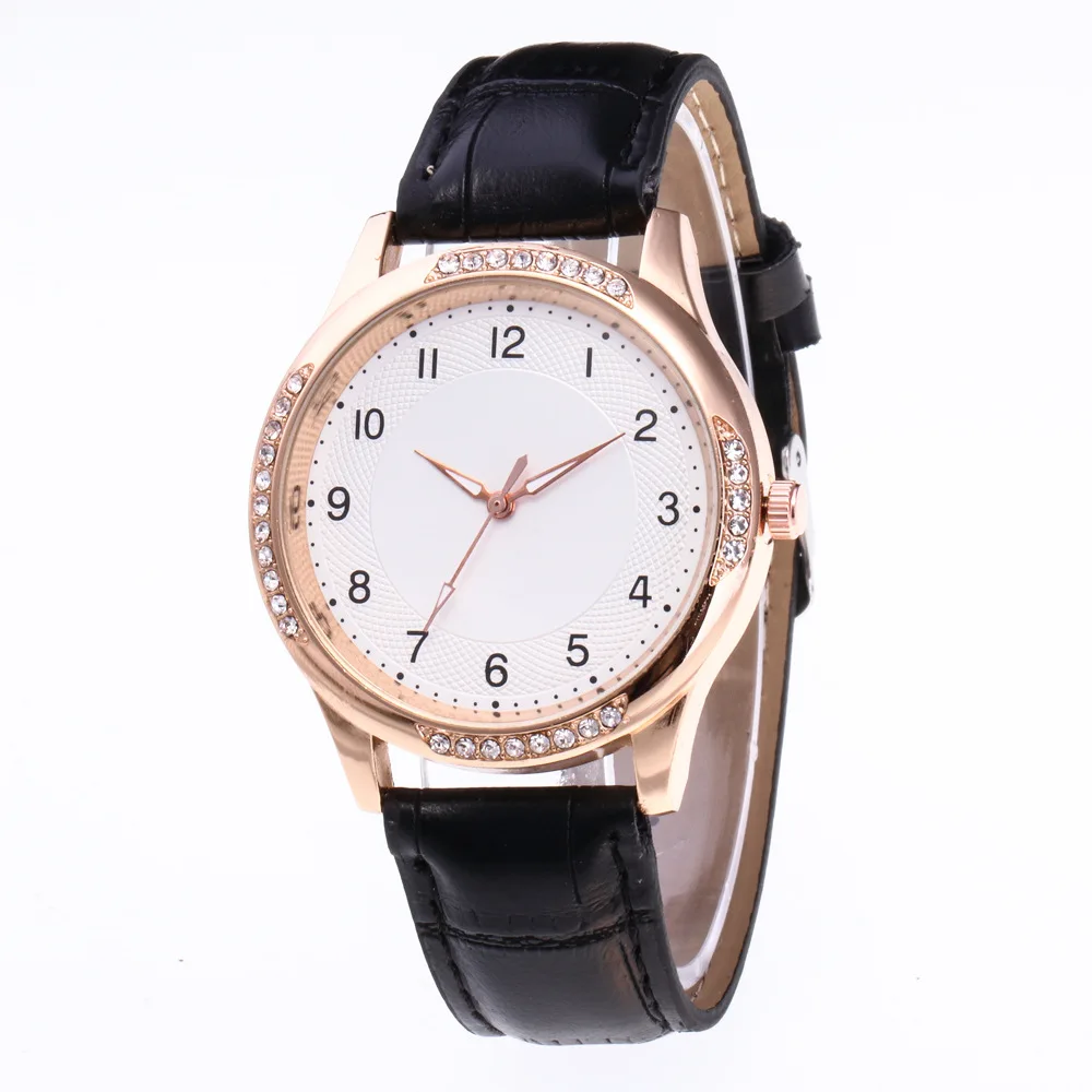 

quartz watch ladies leather watch fashion romantic woman Luxury diamond Relogio Faminino zegarek damski