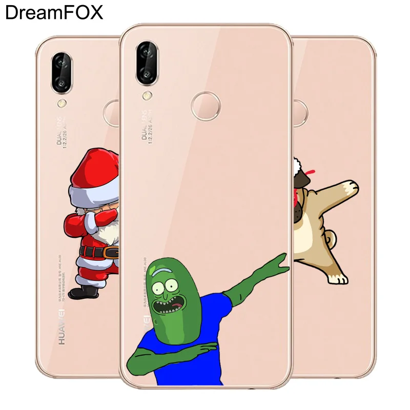 DREAMFOX M324 модный дизайнерский Мягкий силиконовый чехол из ТПУ для huawei Honor 6A 6C 7X9 10 P20