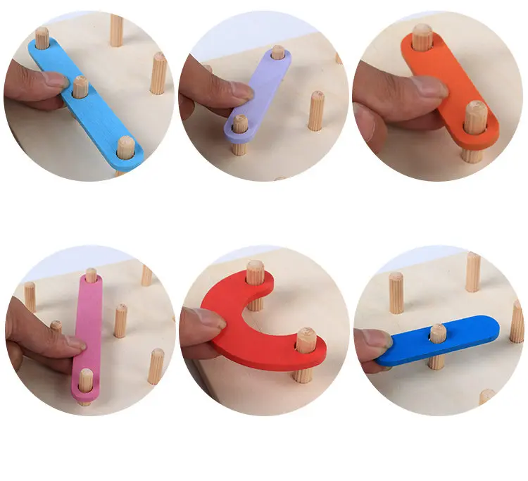 Геометрическая Колонка алфавита цифровой/буквы/Животные головоломка деревянная головоломка детские воображение Развивающие головоломки детские игрушки