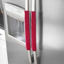 2Pcs/Set Refrigerator Door Handle Cover Kitchen Appliance Decor Handles Antiskid Protector Gloves for Fridge Oven