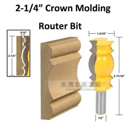 Высокое качество сплав Корона молдинг фреза 2-1/4 дюймов хвостовик для плотницкого резака