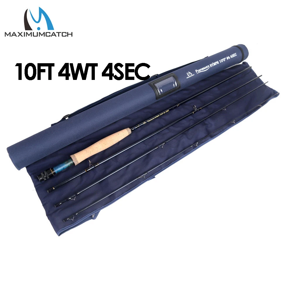 

Maximumcatch 2/3/4 WT 10/11FT Nymph Fly Fishing Rod IM10/36T Graphite Carbon Fiber Moderate Fast Action Nymph Fly Rod
